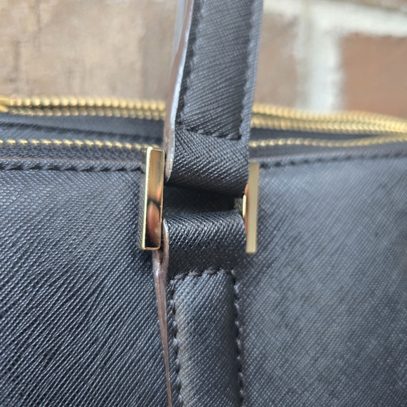 Kate Spade Black Leather Tote - Picture 3 of 14